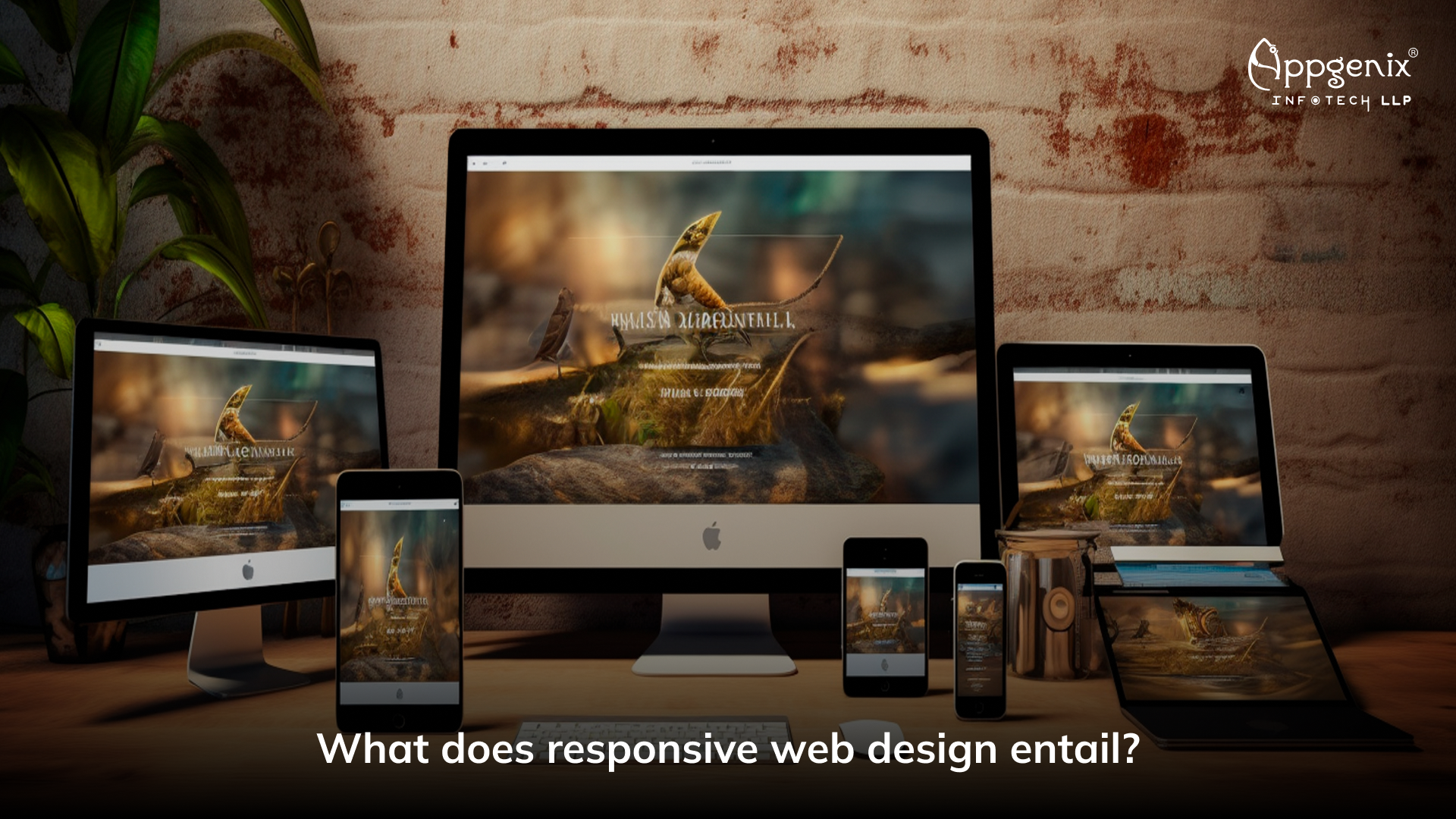What does responsive web design entail?